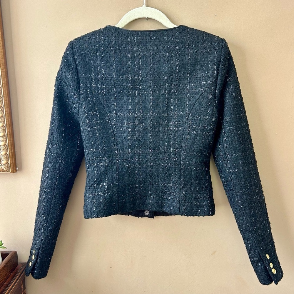 Revolve Assignment Bianca Jacket in Black Tweed R… - image 12